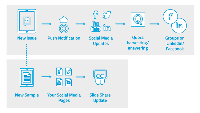 Magazine sales promo procedure