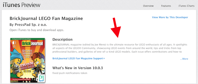 Brickjournal - digital magazine app