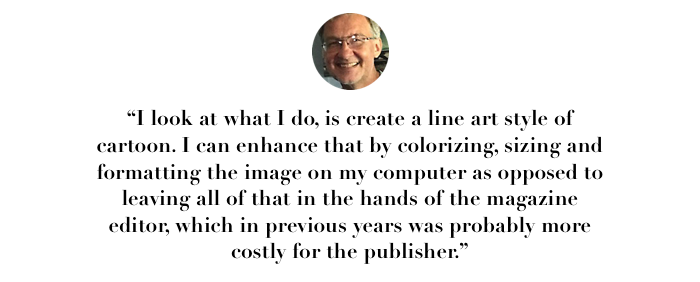 Dan Rosandich - magazine cartoonist