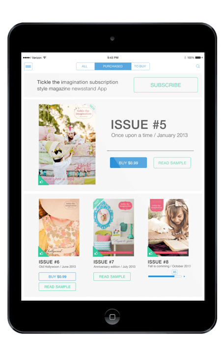 Magazine app