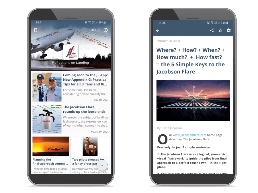 The Jacobson Flare News App